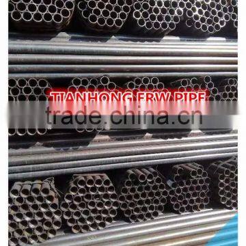 q195 dn100 4 ''inch ERW Black Round Steel Pipe Supplier in China