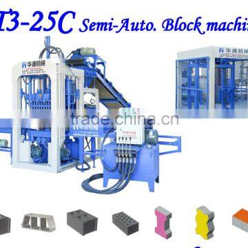 China famous factory who make the Small Scale Industries Machine for QT3-25 concrete block making machine