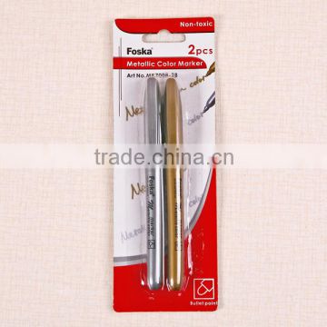 Good quality metallic marker in blister card