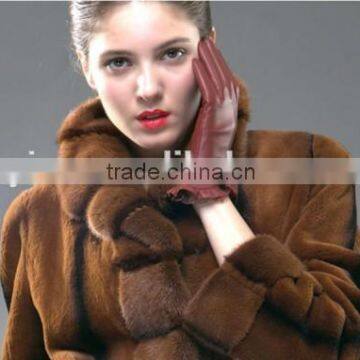 Hot Fashion Girls Leather Gloves First Grade Girls Leather Gloves photo-6