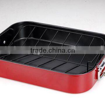 Carbon Steel Non-stick Roaster Pan With Rack