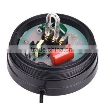 High Power LED Car Vehicle Amber Single Flash Warning Light With Magnetic Mount Beacon Strobe Emergency Alarm Lamp