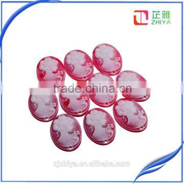 wholesale cameo brooch accessory resin cameo