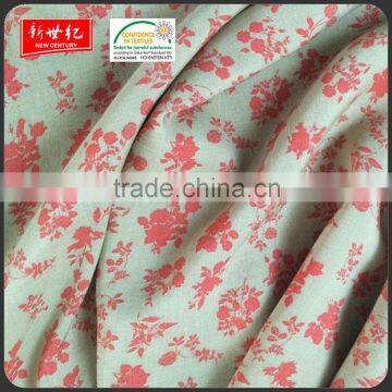 China Manufacturer Wholesale 60*60 90*88 95gsm Reactive Floral Printing Spun Rayon Fabric photo-5