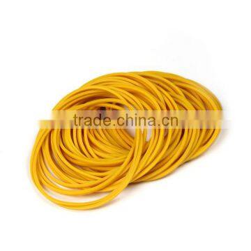 Solid Neom Yellow Thick Rubber Band ,Colored Rubber Band