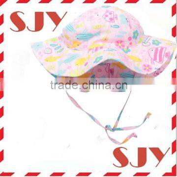 All over custom print wholesale kids cotton bucket hats