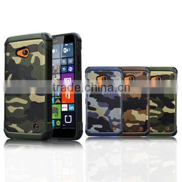Premium Camouflage PU leather case cover for Microsoft Lumia 640