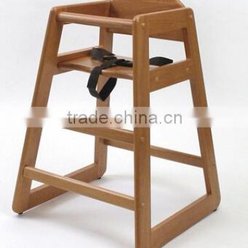 Restaurant Solid Wooden baby high chair