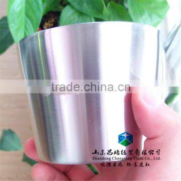 Customized Logo 304 Stainless Steel Double Wall Coffee Cup