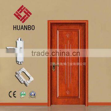 2015 Latest design Interior soild painting wooden door wood doors with hardware