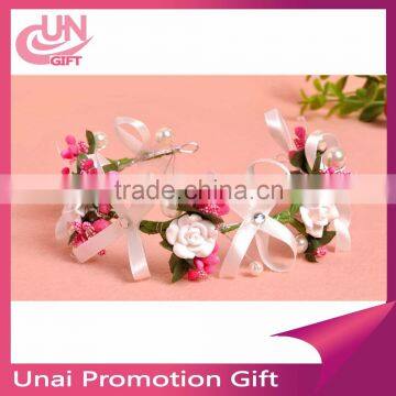 Hot sell flower wreath/artificial flower wreath/flower wreath for wedding