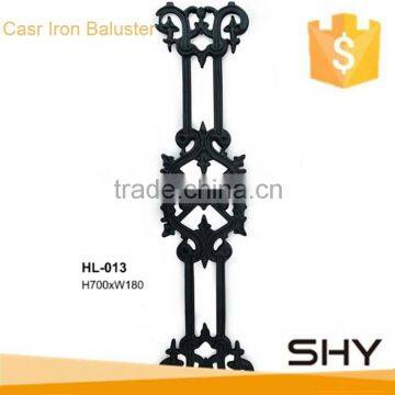 decorative wrought iron railing parts for fence