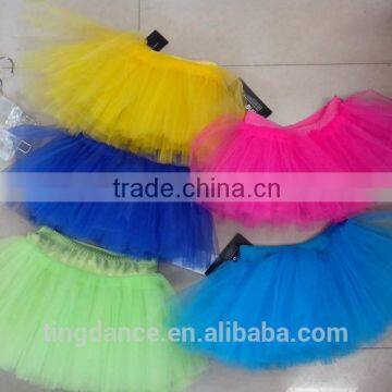 colourful children Hexagonal Tulle tutu skirt