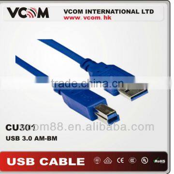 Nickel-plated AM/BM 3.0V USB cable