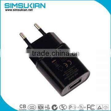 New product for android and galaxy 5v 500ma usb charger for mobile