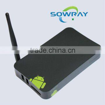 A20 Dual Core google android 4.0 smart tv box wireless usb rj45 Internet smart android tv box