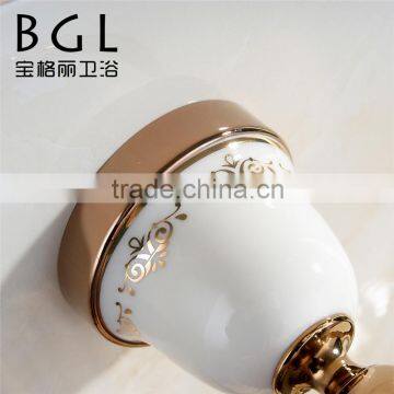 Designer Rings 11732 BAOGELI Chrome Bathroom Accessories Rose Gold Towel Ring photo-3