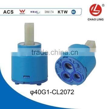 40mm plastic ceramic cartridge for faucet ceramic disc cartridge