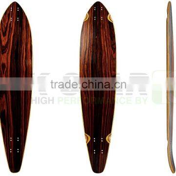 wood maple longboard decks with kicktail