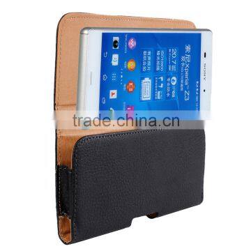 Hot Sell Push and Pull Style Leather Universal Flip Phone Case photo-3