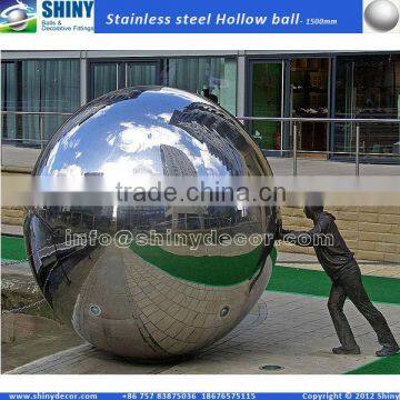 1500mm highly polished hollow stainless steel ball