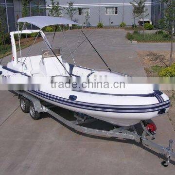 Hypalon rigid inflatable boat 7.3m, RIB730C