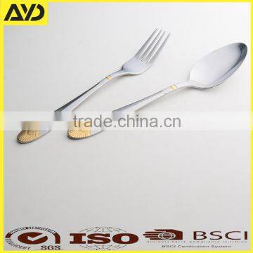 24 Pcs High Quality Stainless Steel Cutlery Knife Fork Spoon Teaspoon