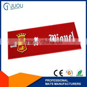 San Miguel custom best quality useful rubber bar mat