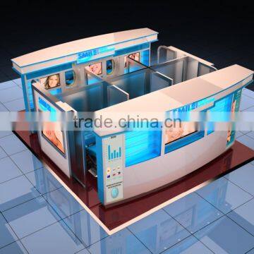 customized skin whitening booth teeth whitening kiosk design for sale