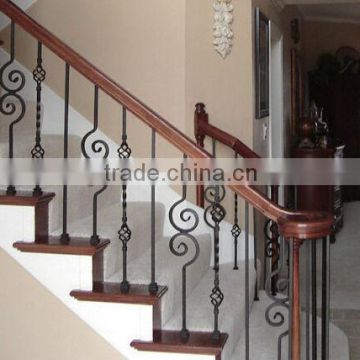 Decorative Wrought Iron Stair Railing