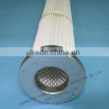 Farrleey Metal Top Polyester Pleated Filter Cartridge