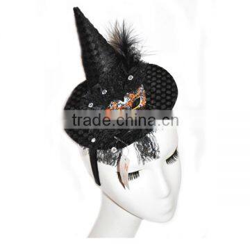 CARNIVAL PARTY ACCESSORIES BLACK WITCH HAT HEADBAND