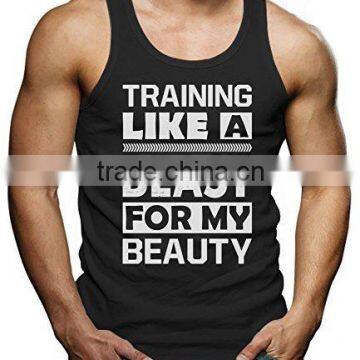 gym tank top men printing tank top