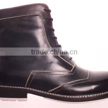 Lates shoes design 2014 for men high ankle boots