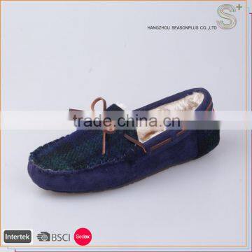 Made in China comfortable warm flat mocassin shoes