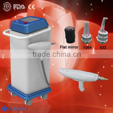 Professional 2014 popular hot sale FDA approval with amazing result eyebrow&tattoo removal machine