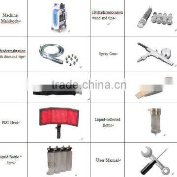 NL-SPA600 Real Factory !7 IN 1Beauty Dermabrasion Equipment /PDT for Skin Car/Ultrasonic Skin Scrubber photo-2