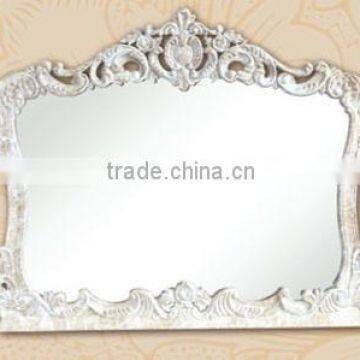 SJ-9188-7 21x25 1/5" small offwhite marble vanity mirror