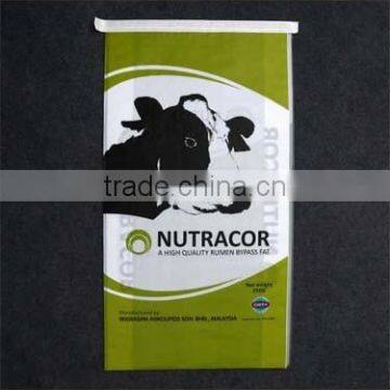 bopp laminated pp woven customized plastic bulk animal feed bag