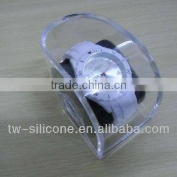 Plastic Shadow Box Display Case Wirst Watch Plastic Case