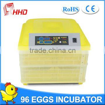 YZ-96A HHD chicken/bird/duck chicken egg incubator for sale philippines