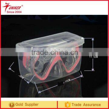 Diving Mask Transparent Plastic Box