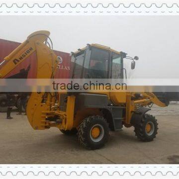 3.4meters digging depth factory small atv towable backhoe