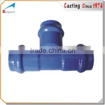 OEM Custom Foundry Cast Iron Casting 45 Degree Lateral Tee Fitting photo-6