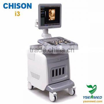 medical User-friendly and Modern Design Trolley color doppler ultrasound scanner Chison i3