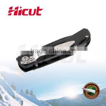 Black Coating Blade Liner Lock Folding Knife, Camping Knife With Clip photo-2