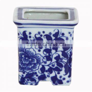 hot sale customzied color glazed ceramic art flower pot
