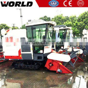 CE 5kg/s World brand 98HP rice mini combine harvester 4LZ-5.0E for sale