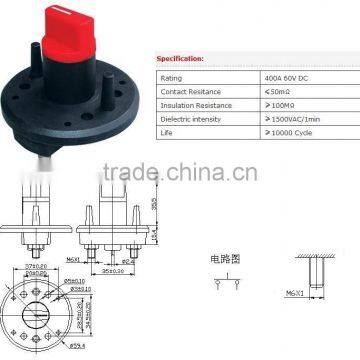ASW-A03 400A 60VDC Marine Battery Switch photo-4