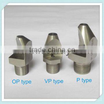 Stainless Steel or Brass or Plastic Water Spray V Jet Nozzle